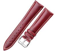 BNCXMO Leather Watch Strap Leather Watch Strap Women Men Watchband 18 20 22 24mm 4 Colors Clock Bracelet For Watches Metal Clasp