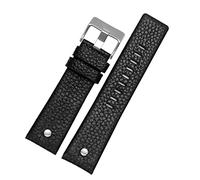 BNCXMO Leather watchband For diesel DZ7395 DZ7370 DZ7257 DZ7430 watch band Soft cowhide strap rivet 24m 26mm 28mm for men women