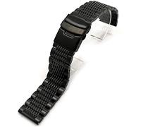 BNCXMO Luxury 22/20/24mm Solid Stainless Steel Watch Band Folding Clasp Safety Watches Strap Bracelet Replacement Bracelet