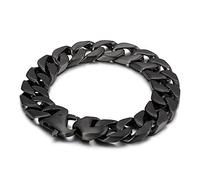 BNCXMO Men's Bracelet, Persönlichkeit Mode Punk Stainless Steel Chain Bracelets