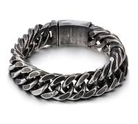 BNCXMO Men's Fashion Bracelet Chain Awesome Retro Stainless Steel Chain Bracelets