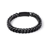 BNCXMO Men's Personalised Stainless Steel Wheat Chain Bracelets for Men Eco Packaging Small Gifts for Men