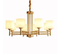 BNCXMO Modern LED Chandeliers for Living Room Dining Room All Copper Vintage Chandelier Lighting