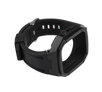 BNCXMO Modification Kit Silicone Strap+Metal Case For band 45mm 40mm 41mm 44mm Watchband For iWacth 8 7 SE 6 5 4 Mod Bracelet