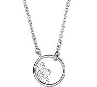 BNCXMO Necklace for Women Half Snowflake 925 Silver Necklace Female Simple Niche Design Temperament Net Red Clavicle Chain Choker Necklace
