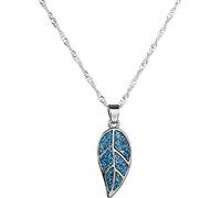 BNCXMO Necklace Opel Leaves Female Creative Girlfriends of Collarbone Chain to Send Girlfriend Gifts