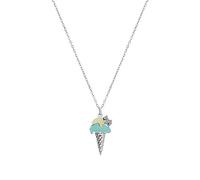 BNCXMO Necklaces for Women Girls Ice Cream Cone Pendant Necklace, Cream Multi Cute Combined Into Cubic Zirconia Pink Ice Cream Charm Pendant Necklace 18inch Choker Necklaces,Necklaces