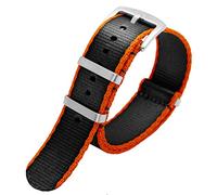 BNCXMO Premium Quality 20mm 22mm Seatbelt Watch Band Nylon Strap For 007 Military Striped Replacement Men Watch