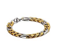 BNCXMO Premium stainless steel bracelet for men, curb chain bracelets for men, gift for couples, husband, boyfriend