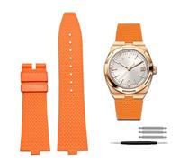BNCXMO Quick Disassembly Fluororubber Watch Strap For VC Series 4500V 5500V 7900V Convex Interface 7mm Watchband