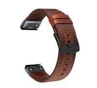 BNCXMO Quick release Leather Watch Band Strap For Fenix 6 6X Pro Easy Fit Strap For Fenix 3 3HR 5X 5 Plus 6 Pro bracelet