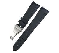 BNCXMO Rubber Watchband 22mm 20mm Silicone Watch Strap For Tudor Heritage Black Bay 1958 Pelagos Black Waterproof Sports Bracelets