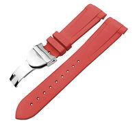 BNCXMO Rubber Watchband 22mm Silicone Watch Strap For Tudor Heritage Black Bay Pelagos Waterproof Bracelets