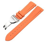 BNCXMO Rubber Watchband 22mm Silicone Watch Strap For Tudor Heritage Black Bay Pelagos Waterproof Bracelets