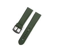 BNCXMO Silicone Rubber Sport Watch Band Universal Wrist Belt Bracelet 18mm 20mm 22mm 24mm Fit for Gear S2 S3 Fit for Watch Men Women Watch Strap (Color : Green02, Size : 18mm)
