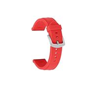 BNCXMO Silicone Rubber Sport Watch Band Universal Wrist Belt Bracelet 18mm 20mm 22mm 24mm Fit for Gear S2 S3 Fit for Watch Men Women Watch Strap (Color : Green02, Size : 18mm)
