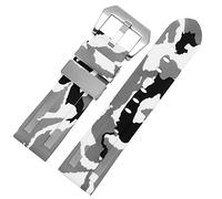BNCXMO Silicone watchband For PAM111 386 441 series wristband straps 20mm 22mm 24mm 26mm Waterproof sports camouflage bracelet