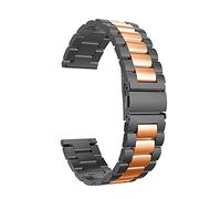 BNCXMO Solid Metal Wristband For Watch Strap, For Quick Release Watch Stainless Steel Strap Replacement 20mm 22mm Bracelet (Band Color : Silver Rose Gold, Band Width : 22mm)