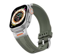 BNCXMO Sports Strap Suitable For S10 46mm 49 Ultra S10 42MM 45 44 40 38mm Elastic Silicone Strap Suitable For IWatch 10/9/8/7/SE/6/4/5/3 Watchbands