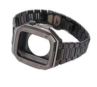 BNCXMO Stainless Steel Integrated Strap For Band 44mm 45mm,Men Women Metal Bracelet Accessories For Iwatch Series 8 7 6 5 4 SE Watchband