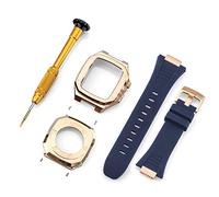 BNCXMO Stainless Steel Strap Case for Band Modification 45mm 44mm 41mm Metal Mod Kit Set for IWatch Series 7 6 SE 5 4 3 2 1