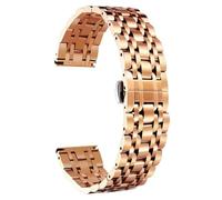 BNCXMO Stainless Steel Watch Band High End Replacement Watch Band For Women Men 14mm, 16mm, 18mm, 21mm, 22mm, 20mm, 12mm, 19mm