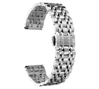 BNCXMO Stainless Steel Watch Band High End Replacement Watch Band For Women Men 14mm, 16mm, 18mm, 21mm, 22mm, 20mm, 12mm, 19mm