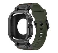 BNCXMO Strap Case for Band Ultra 2 49mm 44mm 45mm TPU Protector Case Cover Silicone Bracelet for IWatch Series 9 8 7 6 5 4 Watchbands