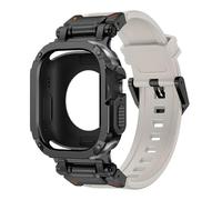 BNCXMO Strap Case for Band Ultra 2 49mm 44mm 45mm TPU Protector Case Cover Silicone Bracelet for IWatch Series 9 8 7 6 5 4 Watchbands
