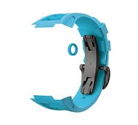 BNCXMO Suitable for Series 7/6/5/4 Sport Style Modified Fluoroelastomer Replacement Premium Strap Diy 44mm 45mm Watch Strap