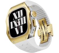 BNCXMO Titanium Alloy Watch Case Rubber Band,For Ultra 2 49mm,Men Rm Watch Case Sport Breathable Strap,For Iwatch Series Ultra 2 49MM Replacement Accessories