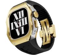 BNCXMO Titanium Alloy Watch Case Rubber Band,For Ultra 2 49mm,Men Rm Watch Case Sport Breathable Strap,For Iwatch Series Ultra 2 49MM Replacement Accessories
