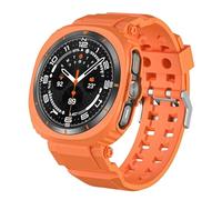 BNCXMO TPU Case Strap for Galaxy Watch 7 Ultra 47mm Band Silicone Accessories Bracelet for Galaxy Watch 7 Ultra WatchbandS
