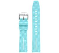 BNCXMO Universal 20mm Watch Strap Men Women Rubber Quick Release Watch Band Curved End WatchBands