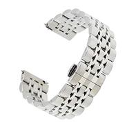 BNCXMO Watch Strap 18mm 20mm 22mm Quick Release Stainless Steel Watch Band Wrist Strap Bracelet Bracelet (Band Width: 20mm)