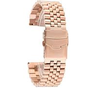 BNCXMO Watch Strap, 20/22/24 Mm Stainless Steel Watch Straps Folding Clasp With Safety Luxury Watchband Replacement Bracelet