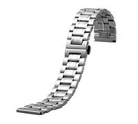 BNCXMO Watch Strap Metal Solid Stainless Steel Strap Compatible with 18Mm -28Mm Quick Release Men's Replacement Bracelet /22Mm/Siliver