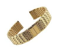 BNCXMO Watch Strap Metal Watchband 13mm 18mm 20mm 22mm 24mm Stainless Steel Watch Strap Bracelet Men Women Silver Rose Gold Bracelet