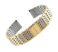 BNCXMO Watch Strap Metal Watchband 13mm 18mm 20mm 22mm 24mm Stainless Steel Watch Strap Bracelet Men Women Silver Rose Gold Bracelet
