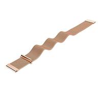 BNCXMO Watch Strap Universal Loop Bracelet Stainless Steel Watch Band Wrist Watch Strap 12mm 14mm 16mm 18mm 20mm 22mm Bracelet (Band Color : Gold, Band Width: 12mm)