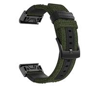 BNCXMO Watchband For Enduro/Tactix Delta Nylon Leather Band For Fenix 7X/Descent MK1 MK2 MK2i Watch Easyfit Wrist Strap