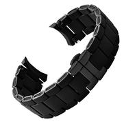 BNCXMO White black Silicone rubber clad steel watch band For Armani AR5905|5906|5920|5919|5859 women 20mm man 23mm Wrist strap Bracelet
