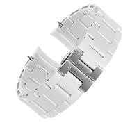 BNCXMO White black Silicone rubber clad steel watch band For Armani AR5905|5906|5920|5919|5859 women 20mm man 23mm Wrist strap Bracelet