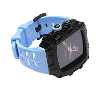 BNCXMO Zinc Alloy Case Metal Bezel for IWatch Series 8 7 6 5 4 SE for Band 45mm 44mm Rubber Watch Strap Modify Accessories