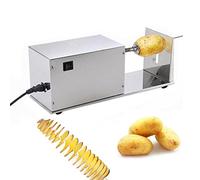 BNDHKR - Electric Spiral Potato Cutter Stainless Steel Tornado Curly Potato Cutter Cucumbers Carrot Vegetable Cutter 90 Runs/Min 110V for Commercial Home