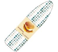 BNDX Extra-Wide Ironing Board Cover - Standard Size 18x49, Extra Thick and Durable Padding,Full Size-Heat and Stain-Resistant, Upgrade Drawstring Tightening - Easy Installation