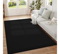 Bnehwogu Memory Foam Mat, Extra Thick Area Rug 3cm Large Coral Velvet Baby Play Mat Stylish Playmat for Floor with Non-Slip Backing for Crawling, Soft Play & Tummy Time - Easy Care Rug