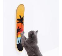 BNEKOLISM Replacement Cat Scratch Pad for Wall Mounted Skateboard Scratcher - 24x6 Inch Refill Mat, Plush Loop Carpet, Easy Swap (Single Pad)