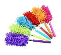 BNFGD Feather Duster,Extendable Duster Dusters for Cleaning Scratch Resistant Extendable Microfiber Dusting Brush Multifunctional Ceiling(2 Colors Randomly), 1 (BUXIUGAOCHANGJIMAO)