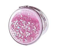 BNFGD Makeup Compact Mirror, Portable Folding Makeup Pocket Mirror for Men Women Girls Pocket Wallet,Handheld 2-Sided Mirror, Round